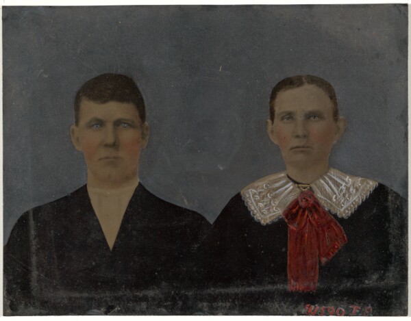 Unknown, [Portrait of young couple]