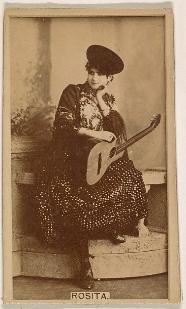 Kinney Brothers Tobacco Company, Rosita, from the Actresses series (N245) issued by Kinney Brothers to promote Sweet Caporal Cigarettes