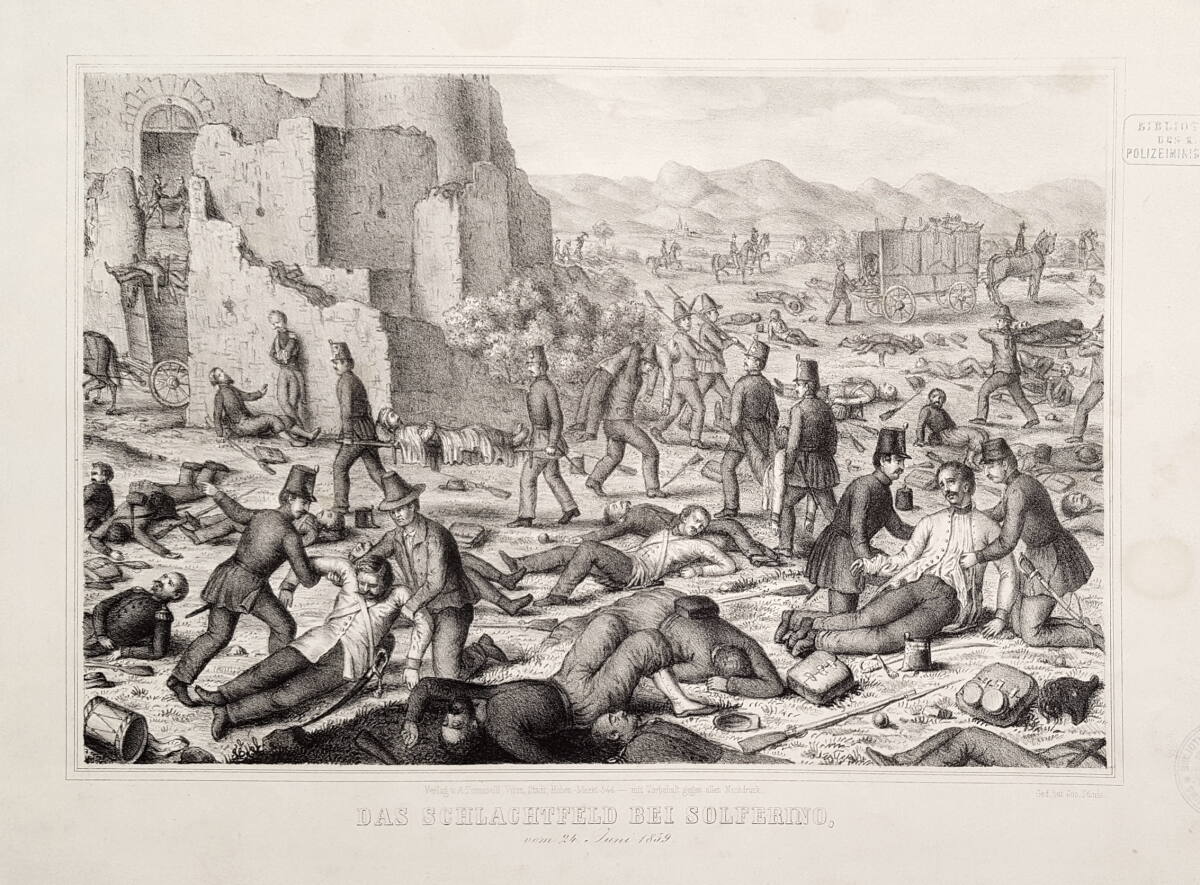 Anonym, "DAS SCHLACHTFELD BEI SOLFERINO, | vom 24. Juni 1859."