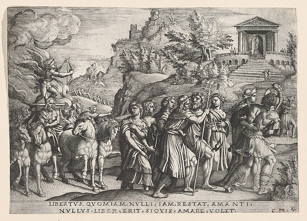 Georg Pencz, The Triumph of Love, from The Triumph of Petrarch