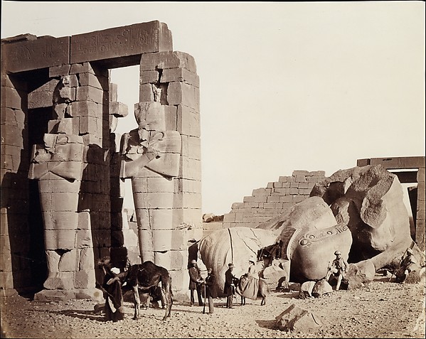 Francis Frith, The Rameseum of El-Kurneh, Thebes