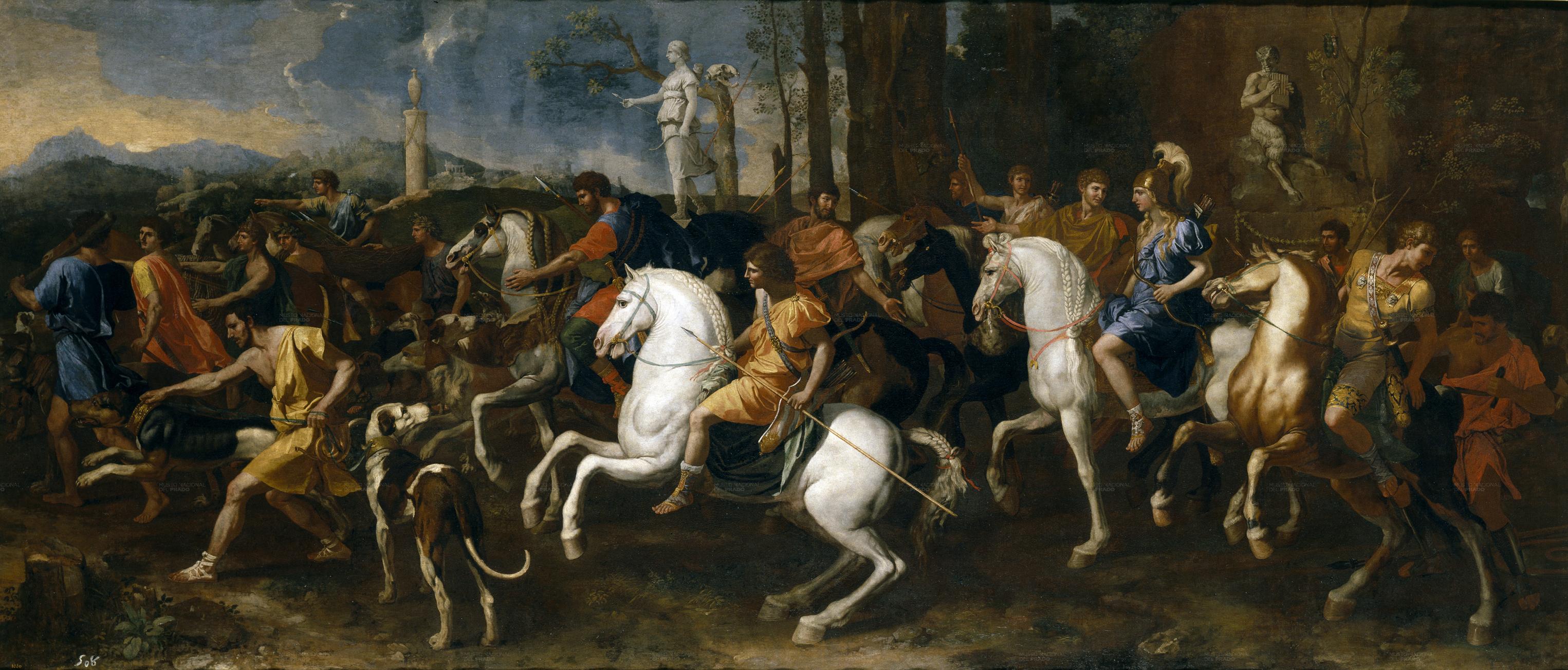 Nicolas Poussin, The Hunt of Meleager