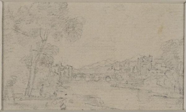 Augustus Wall Callcott, River Scene with barges