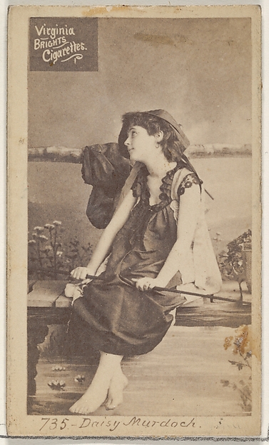 Allen & Ginter, Card 735, Daisy Murdoch, from the Actors and Actresses series (N45, Type 2) for Virginia Brights Cigarettes