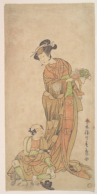 Katsukawa Shunshō　勝川春章, The Second Yamashita Kinsaku in the Role of Shigenoi