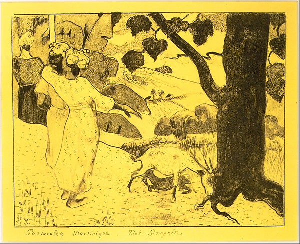 Paul Gauguin, Martinique Pastorals, from the "Volpini Suite: Dessins lithographiques"