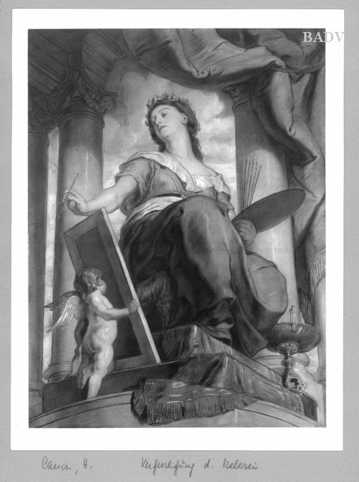 Hans Canon, Die Malerei, allegorische weibliche Figur