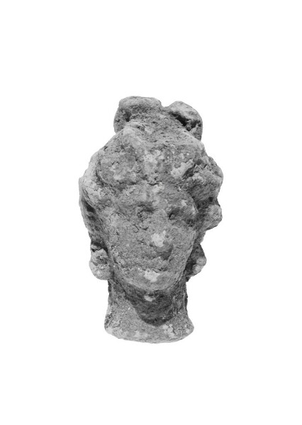 Unknown, Head with Melon Coiffure and Bow Knot