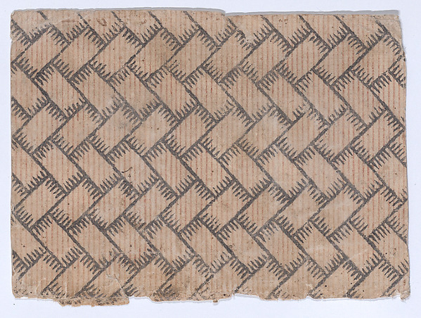 Anonymous, Sheet with an overall geometric pattern