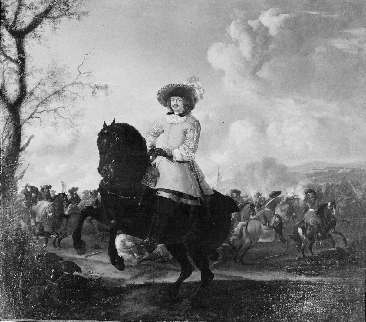 Pieter Wouwerman, Officer on Horseback