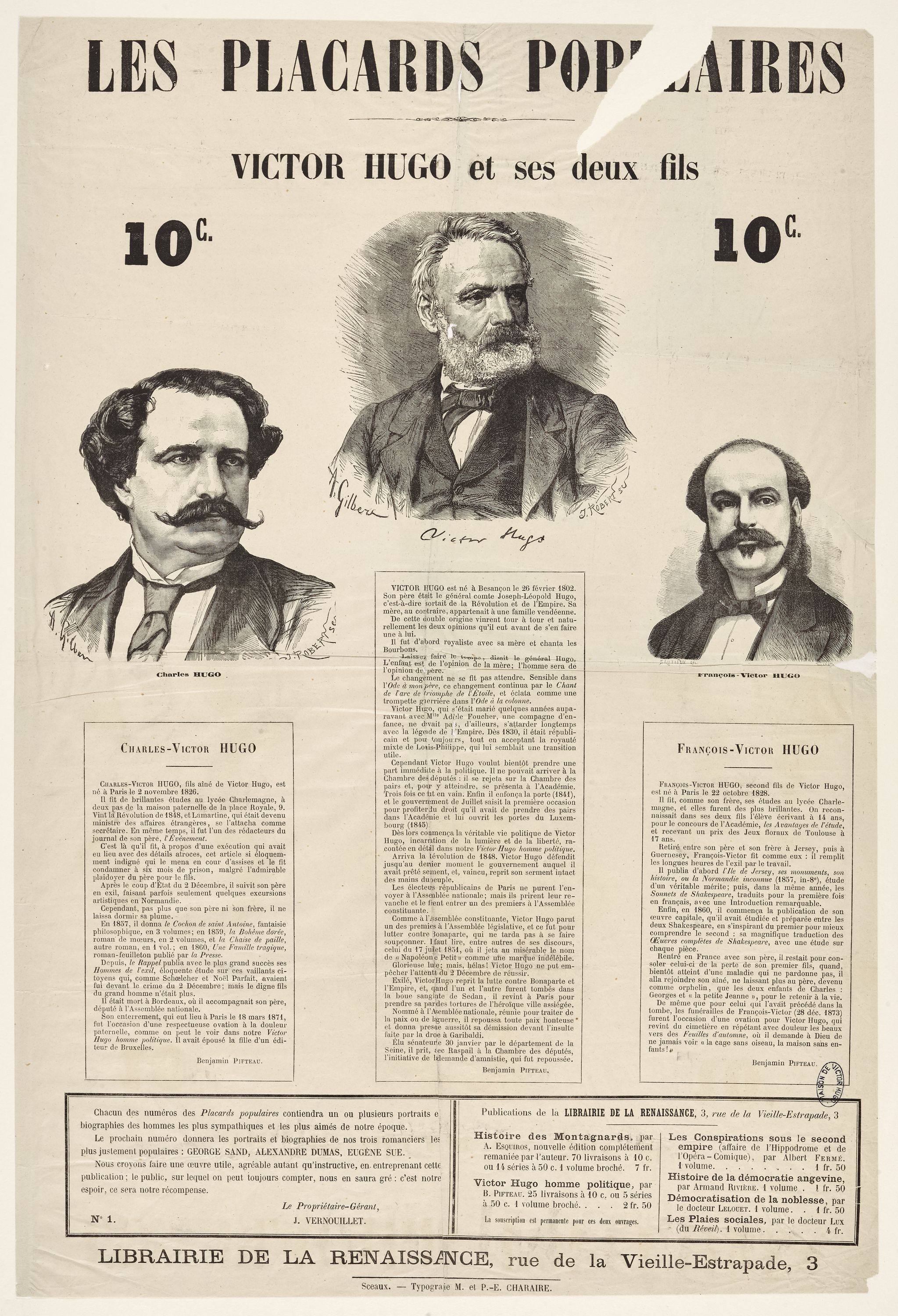 Jules Robert, les Placards populaires