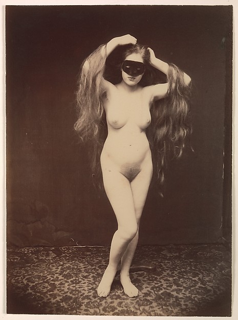 Unknown, [Female Nude with Mask]