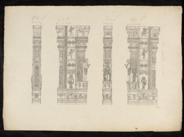 Unknown, Architectural drawing of Tirumala Nayak at Madura,