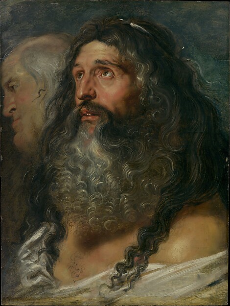 Peter Paul Rubens, Study of Two Heads