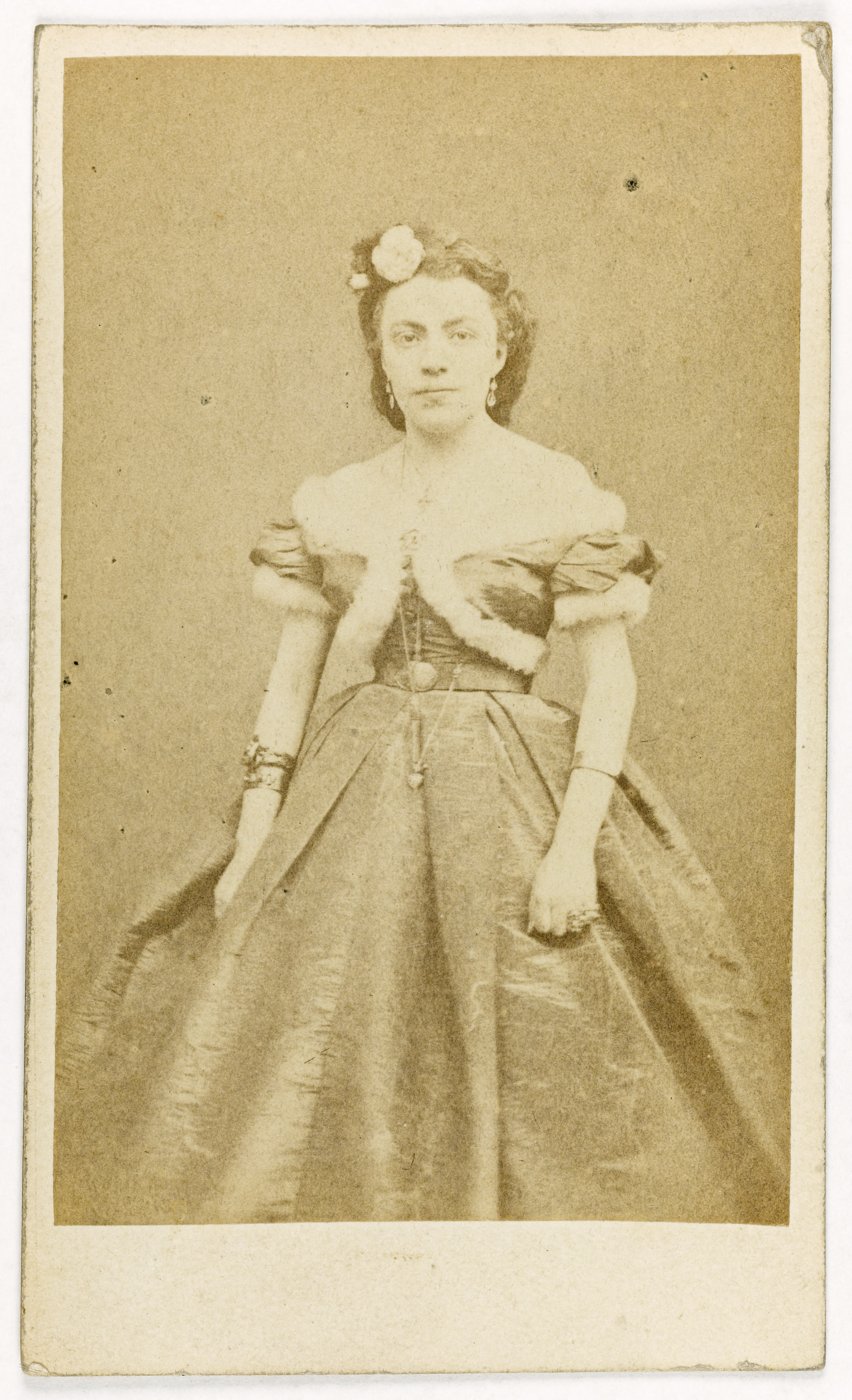 Anonyme, Portrait de Thérésa, (Emma Thérèse dite Valadon, épouse de Mr Guilloreau, 1837-1913), chanteuse comique.
