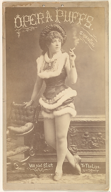 Allen & Ginter, From the Actresses series (N54) for Opera Puffs Cigarettes