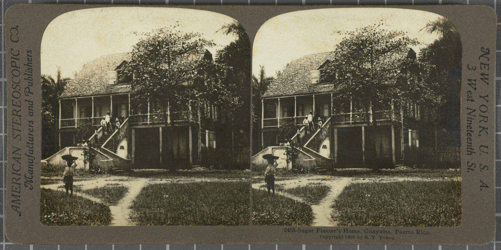 Desconegut, Sugar Planter’s Man. Guayama, Puerto Rico. American Stereoscopic Company
