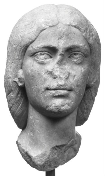 Unknown, Portrait Head of a Girl worked for insertion in a Statue