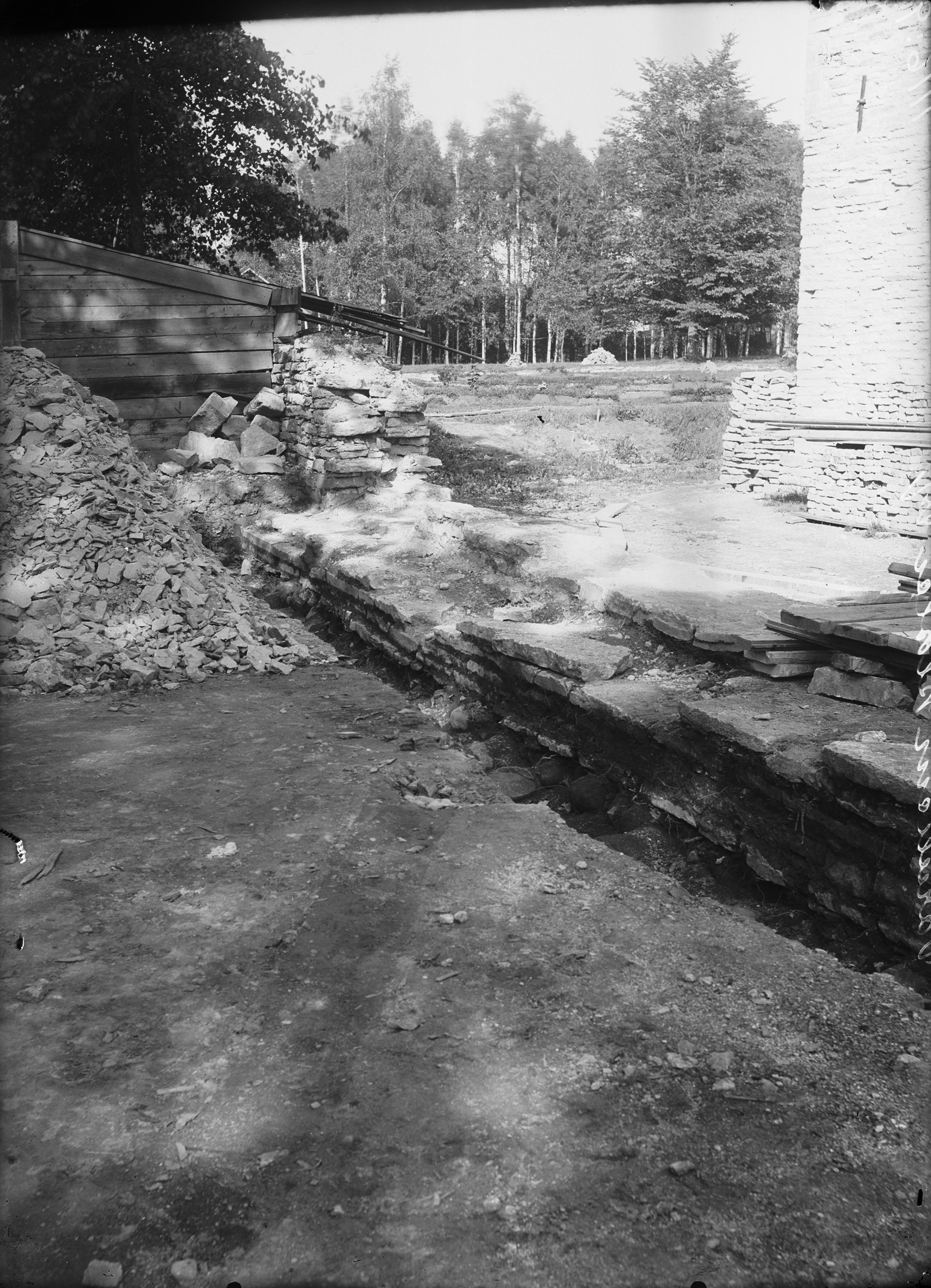 Axel Forssén, Varnhems klosterruin