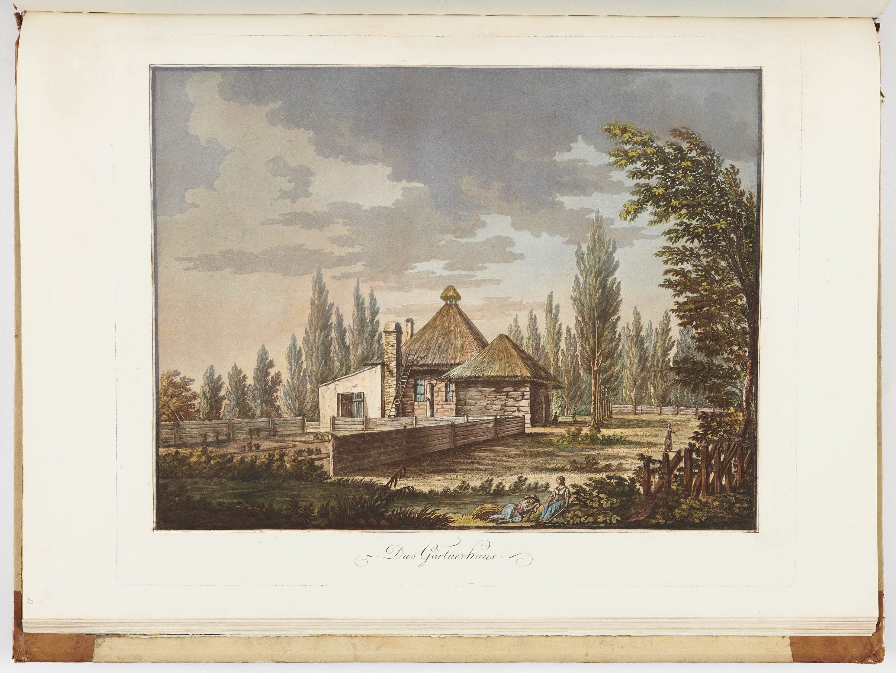 Johann Friedrich Frauenholz, "Das Gärtnerhaus" in Hohenheim