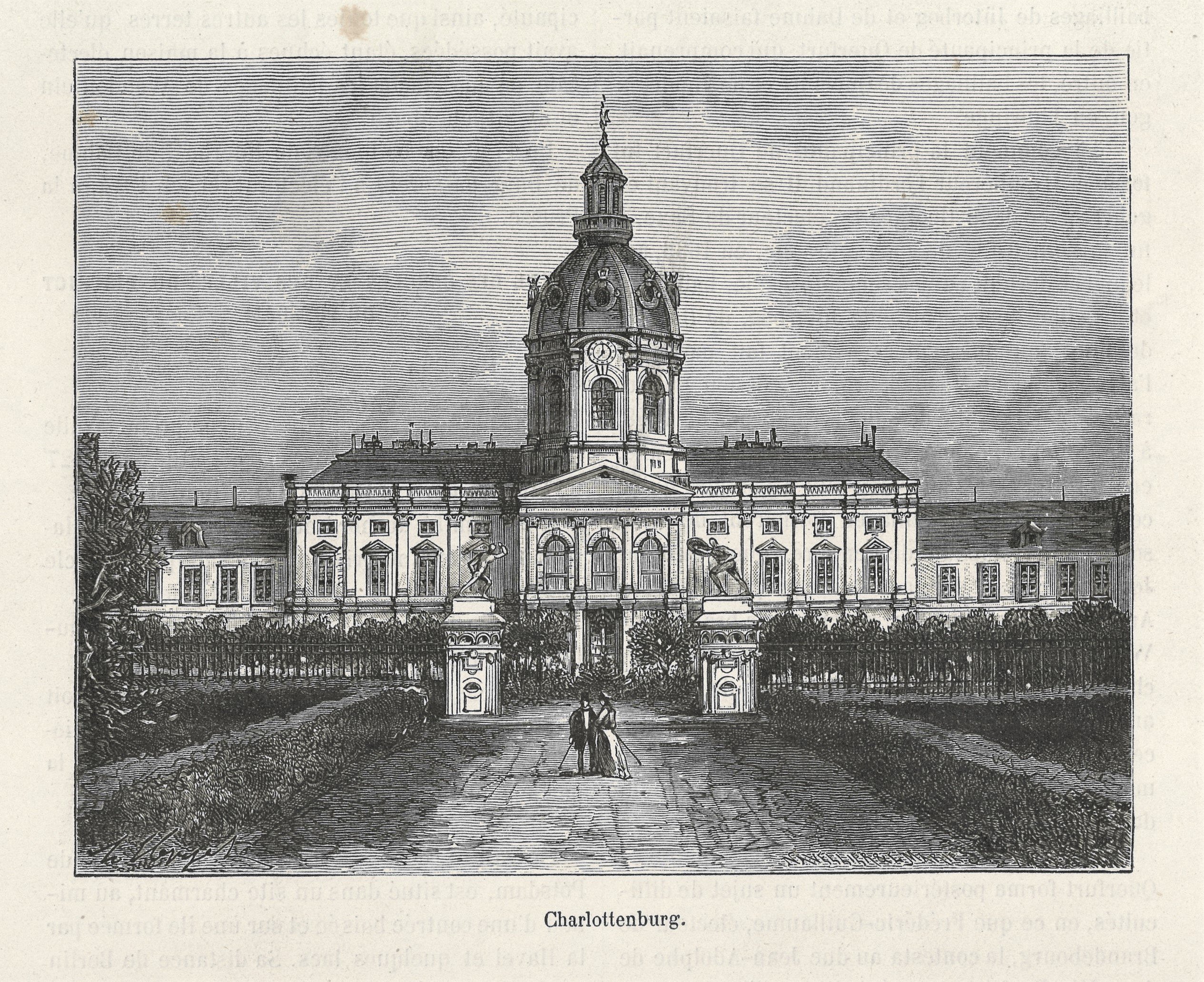 Narcisse Navellier, Berlin-Charlottenburg: Schloss (Hofseite)