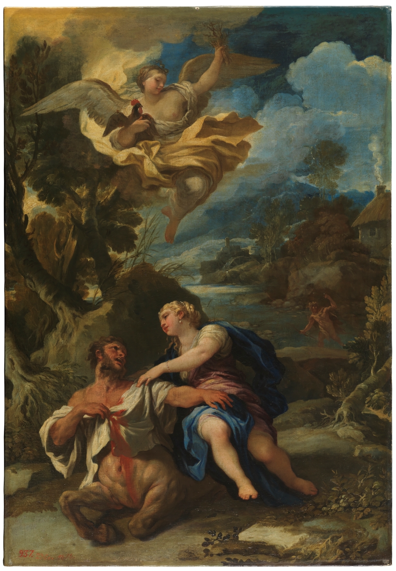 Luca Giordano, The Death of the Centaur Nessus