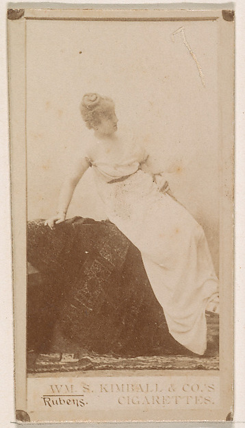 William S. Kimball & Company, Miss Rubens, from the Actresses series (N203) issued by Wm. S. Kimball & Co.