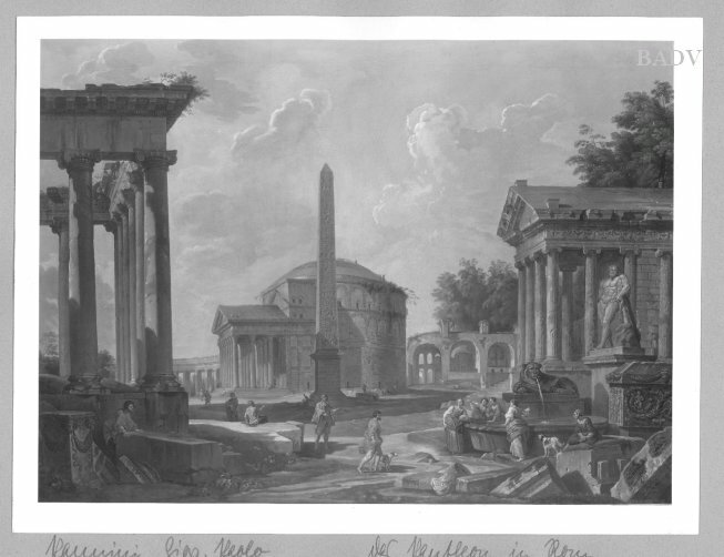Giovanni Paolo Panini, Roman architecture + figures