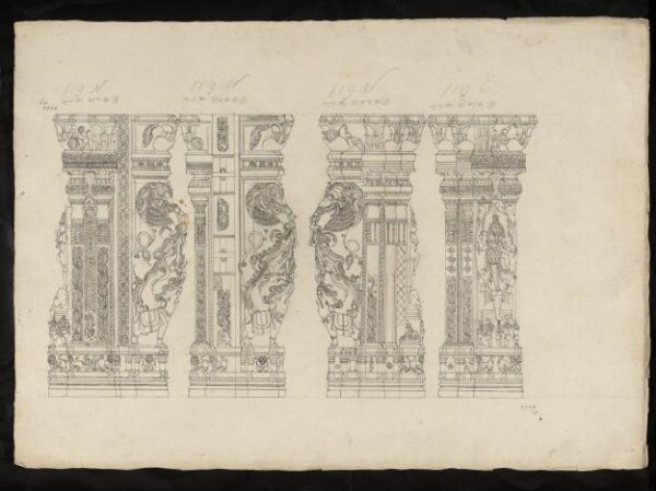 Unknown, Architectural drawing of Tirumala Nayak at Madura,