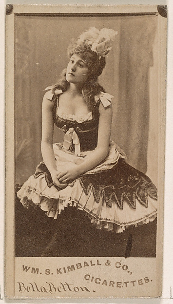 William S. Kimball & Company, Bella Betton, from the Actresses series (N203) issued by Wm. S. Kimball & Co.