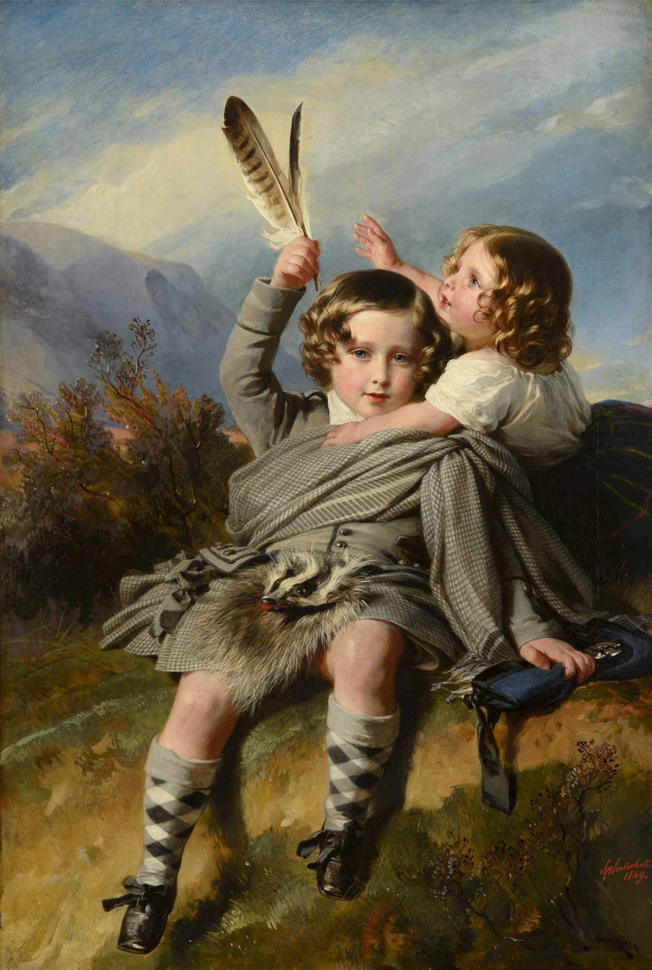 Franz Xaver Winterhalter, Prince Alfred and Princess Helena