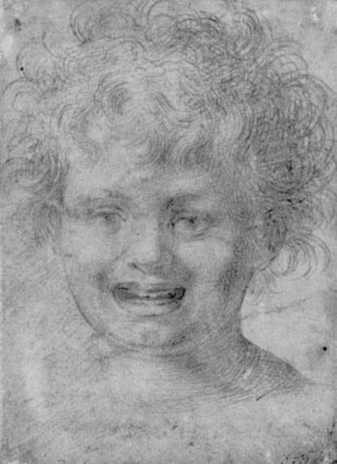 Andrea del Sarto, Grinende barnehoved