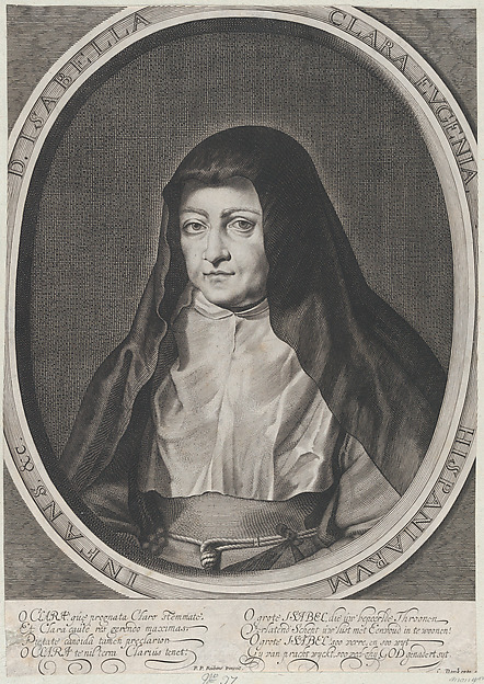 Anonymous, Portrait of Archduchess Isabella Clara Eugenia, Spanish Regent of the Low Countries, as a Nun