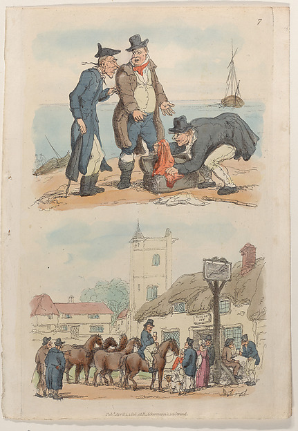 Thomas Rowlandson, Plate 7, from "World in Miniature"