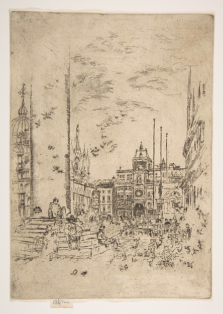 James McNeill Whistler, The Piazetta (The Piazzetta)