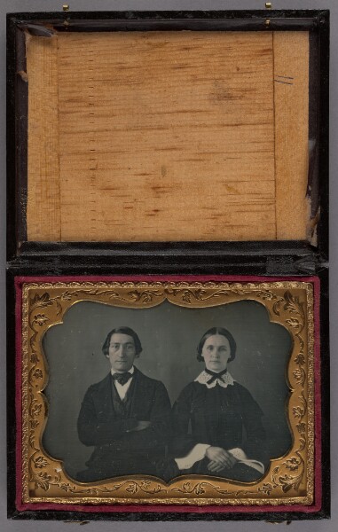 Unknown, [Portrait of a Seated Couple]