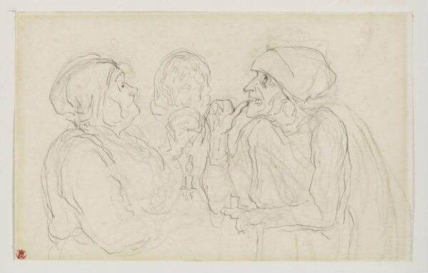 Honoré Daumier, Les trois commères