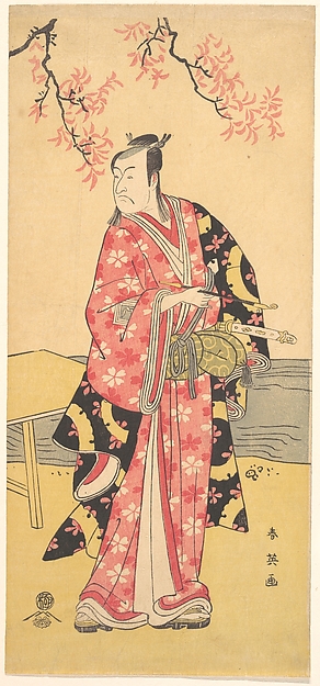 Katsukawa Shun'ei 勝川春英, The Actor Ichikawa Monosuke II as Chivalrous Commoner