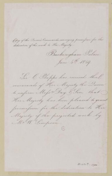 Simpson, William (R.I.), India. Original Sketches made in the Years 1859-60-61-62.