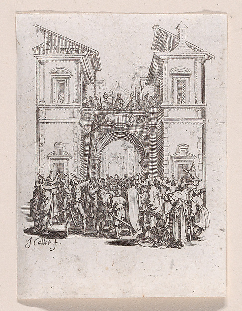 Jacques Callot, La Présentation au Peuple (The Presentation to the People), from "La Petite Passion" (The Little Passion)