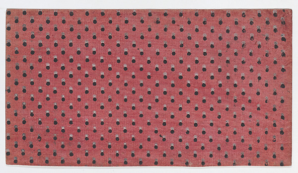 Anonymous, Sheet with an overall dot pattern