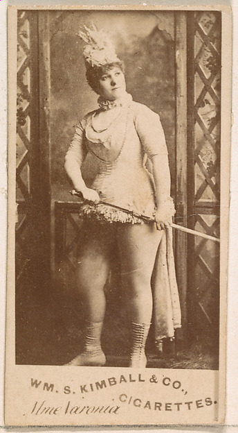 William S. Kimball & Company, Mme. Varonia, from the Actresses series (N203) issued by Wm. S. Kimball & Co.