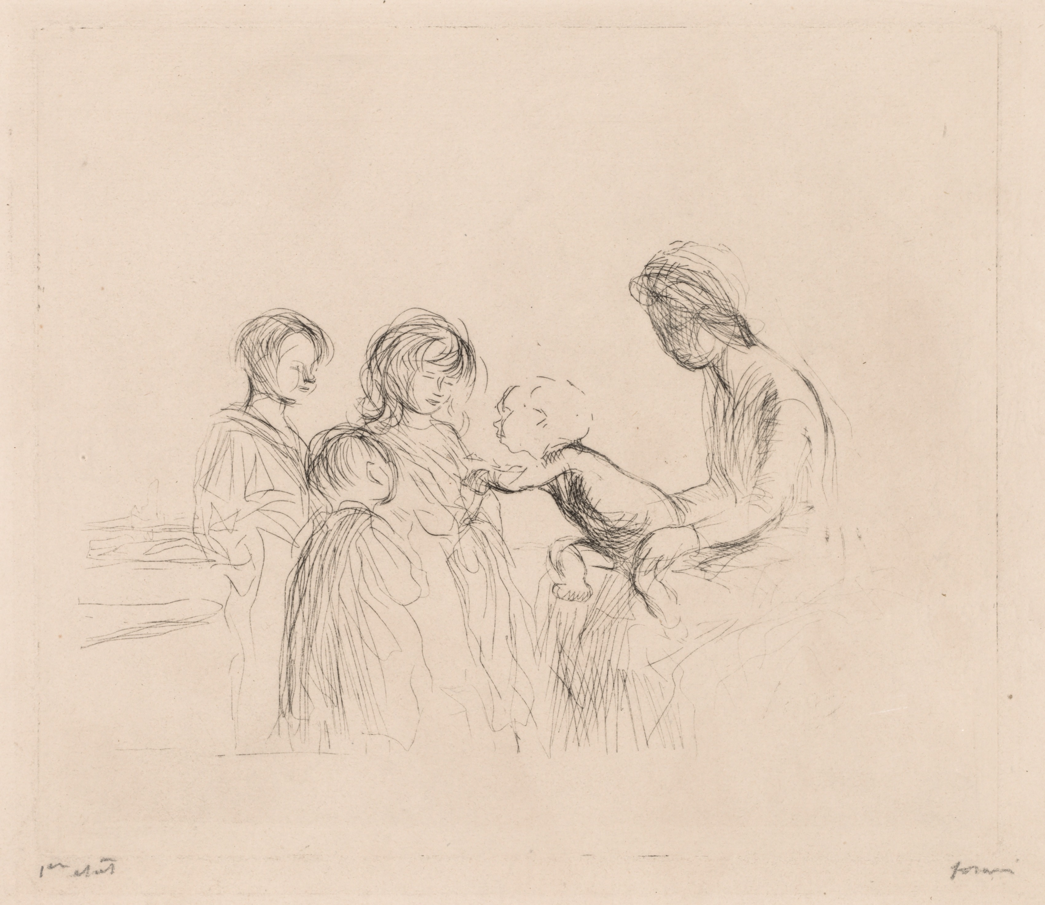 Jean Louis Forain, Madonna and Children