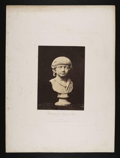Fenton, Roger, Portrait of a Roman Boy