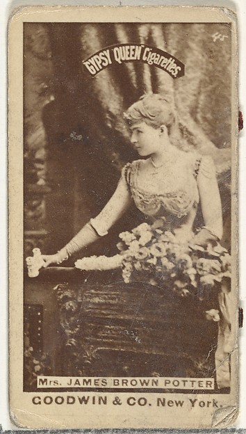 Goodwin & Company, Mrs. James Brown Potter, from the Actors and Actresses series (N171) for Gypsy Queen Cigarettes