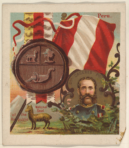 Kinney Brothers Tobacco Company, Peru, from the International Cards series (N238), issued by Kinney Bros.