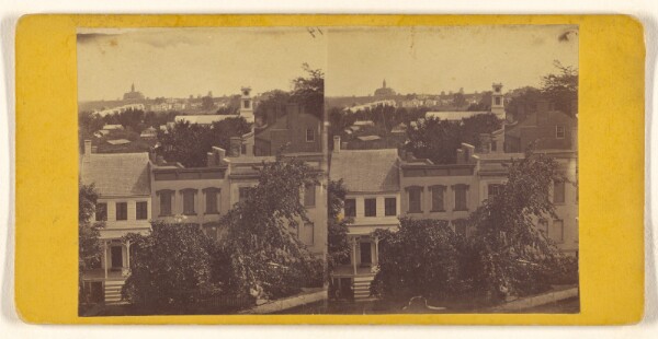 Unknown, [High angle view of an unidentified town]