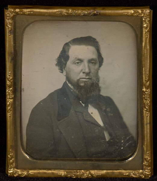 Unknown, [Portrait of a Man with Bushy Chin Beard]