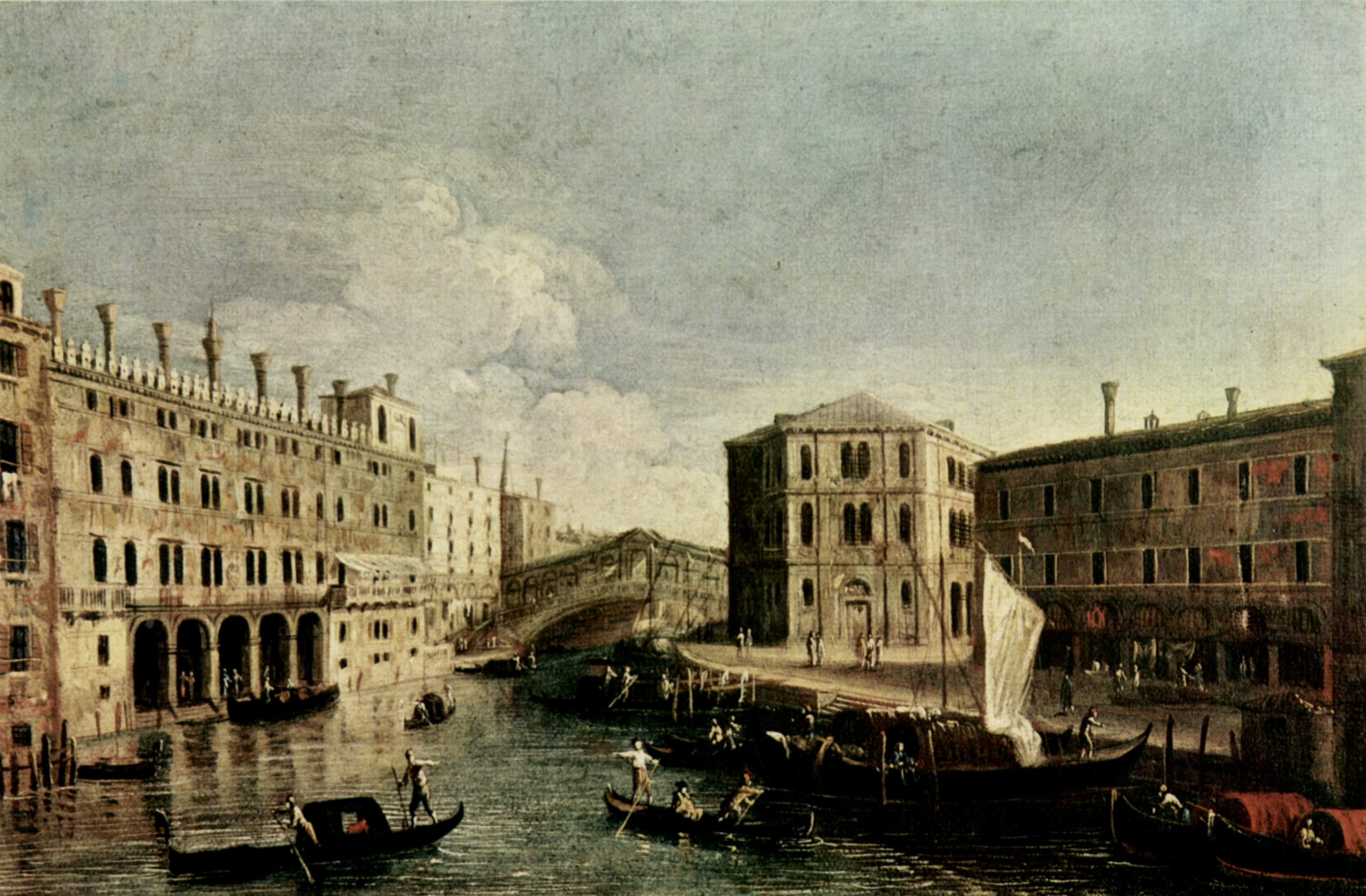 Canaletto, The Grand Canal at the Rialto