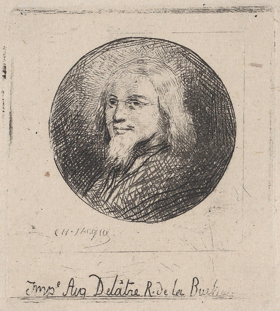 Charles Jacque, Head of a Bearded Man